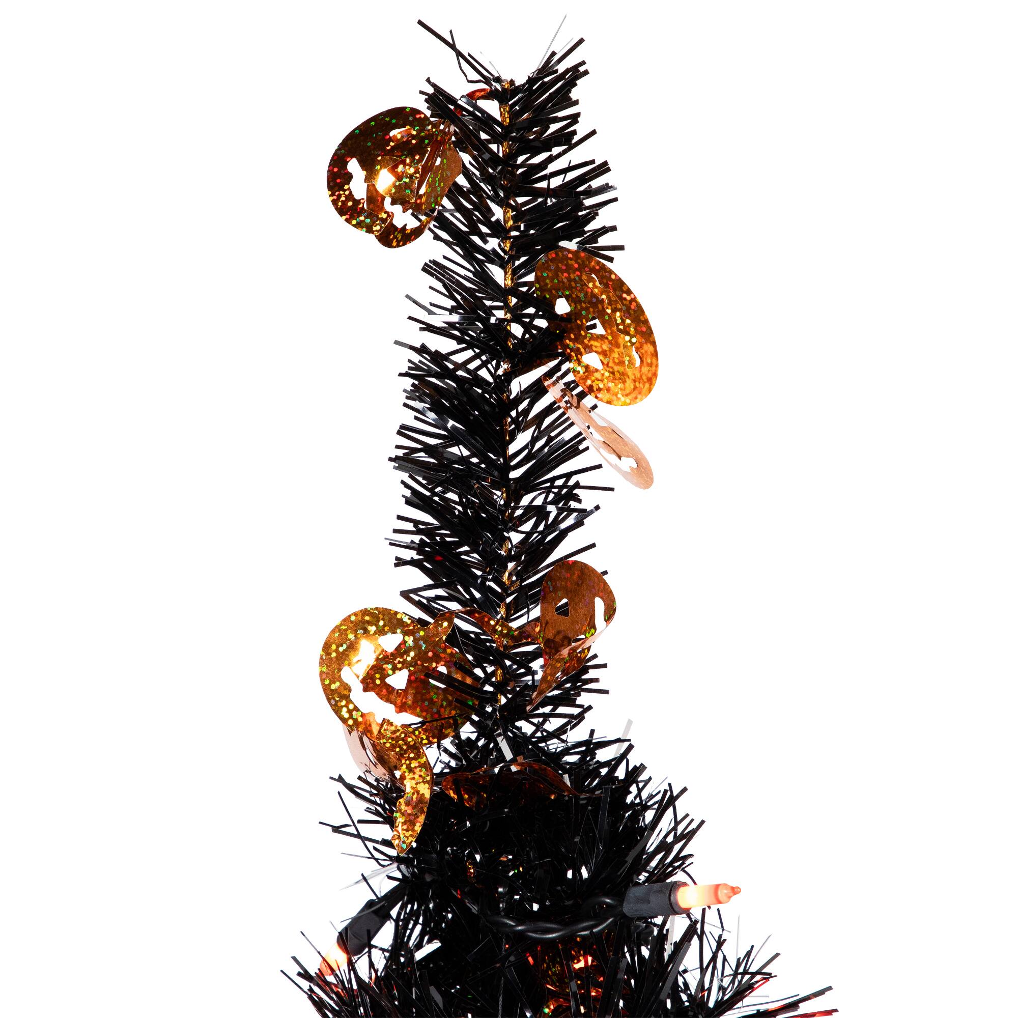 6ft. Fall Harvest Pop Up Artificial Thanksgiving Tree with Pumpkins